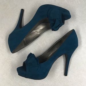 Peep toe heels by Fergalicious